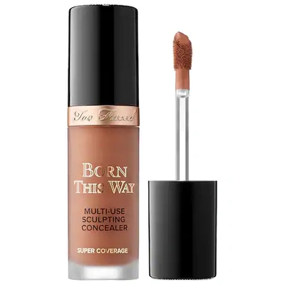 Shop Too Faced Born This Way Super Coverage Multi-use Longwear Concealer Spiced Rum 0.5 oz / 13.5 ml