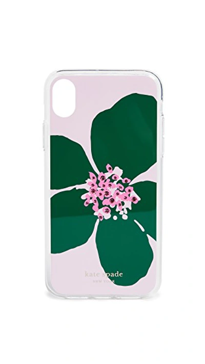 Shop Kate Spade Jeweled Grand Flora Iphone Case In Multi