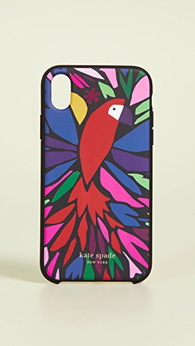 Shop Kate Spade Papercut Parrot Iphone Case In Multi