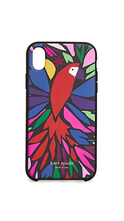 Shop Kate Spade Papercut Parrot Iphone Case In Multi