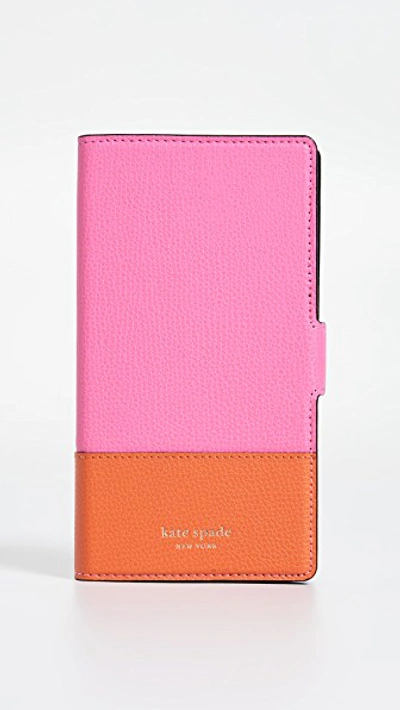 Shop Kate Spade Sylvia Magnetic Folio Iphone Case In Multi