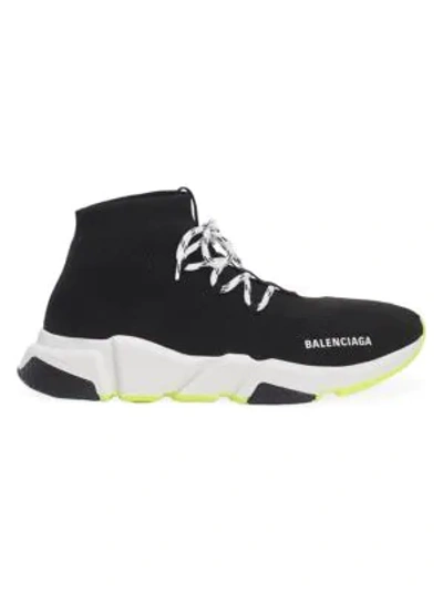 Shop Balenciaga Speed Lace-up Trainers In Black