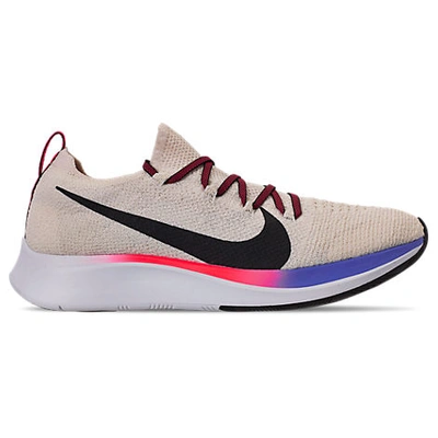 Shop Nike Men's Zoom Fly Flyknit Running Shoes In Brown Size 10.0 Knit/fiber