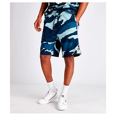 Adidas Originals Adidas Men's Originals Camouflage Shorts In Blue Size  Medium 100% Cotton | ModeSens