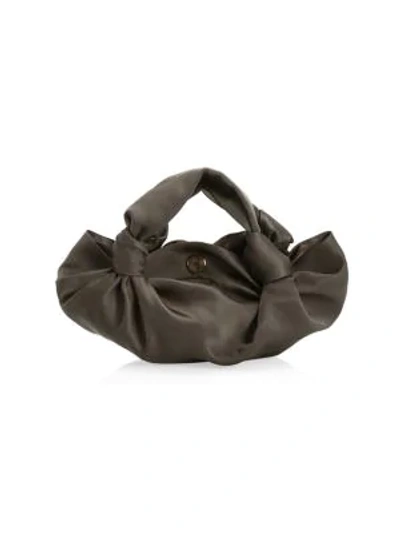 Shop The Row Women's Ascot Velvet Hobo Bag In Ash Grey