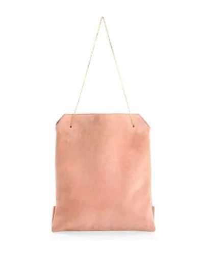Shop The Row Women's Small Lunch Suede Bag In Desert Rose