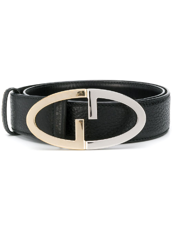 two tone gucci belt