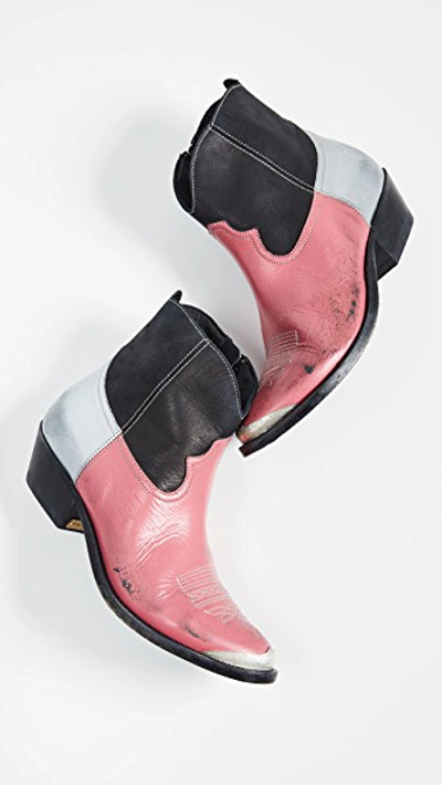 Shop Golden Goose Young Boots In Color Block