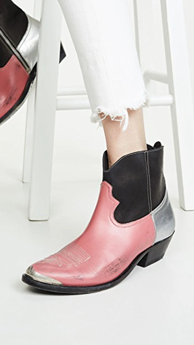 Shop Golden Goose Young Boots In Color Block