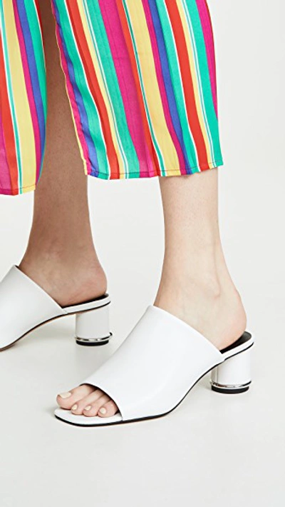 Shop Rebecca Minkoff Aceline Mules In White