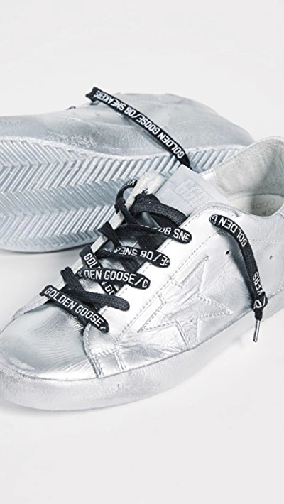 Shop Golden Goose Limited Edition Superstar Sneakers In Silver