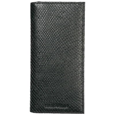 Shop Emporio Armani Wallet Leather Coin Case Holder Purse Card Bifold In Black