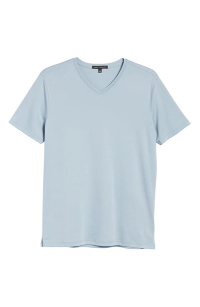 Shop Robert Barakett Georgia Regular Fit V-neck T-shirt In Cloudy Blue
