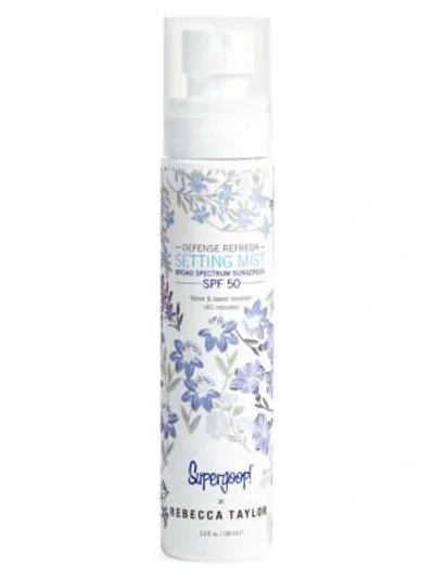 Shop Supergoop ! X Rebecca Taylor Defense Refresh Setting Mist Broad Spectrum Sunscreen Spf 50
