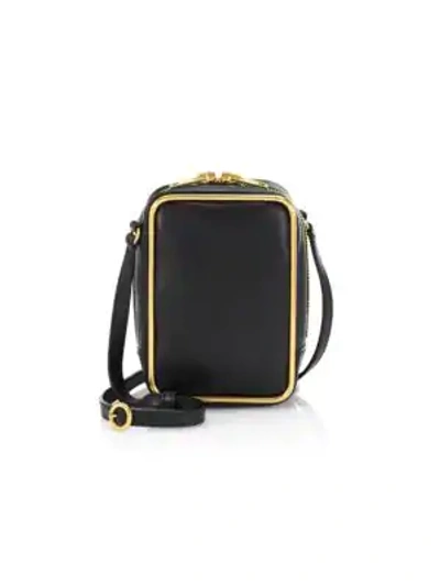 Shop Alexander Wang Halo Leather Crossbody Bag In Black