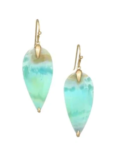 Shop Annette Ferdinandsen Fauna 14k Yellow Gold & Opal Earrings