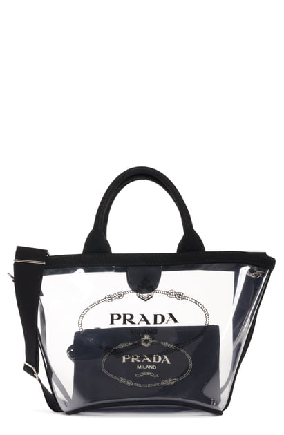 prada transparent tote