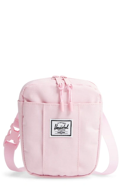 Shop Herschel Supply Co Cruz Crossbody Bag - Pink In Pink Lady Crosshatch