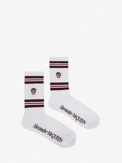 Shop Alexander Mcqueen Skull Sport Socks