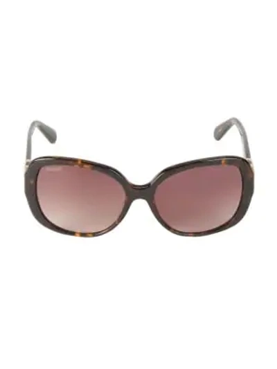 Shop Balmain 57mm Square Sunglasses In Tortoise