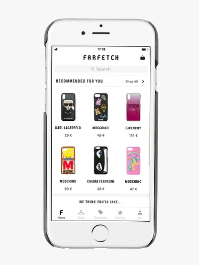Shop Dolce & Gabbana Tropical Fruit Embellished Iphone 6 Case In Black