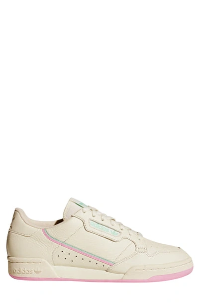 Adidas Originals Men's Continental 80 Retro Trainer Sneakers In Off White/  True Pink/ Mint | ModeSens