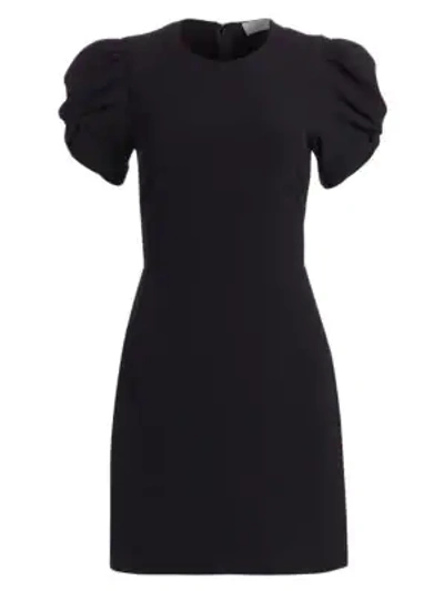 Shop A.l.c Brinley Puff Sleeve Sheath Dress In Black