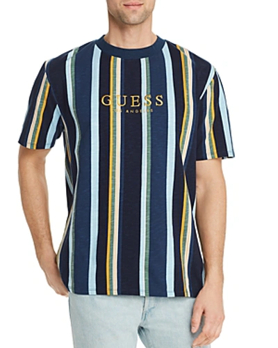 Guess Originals Men's Striped Logo T-shirt In F7ce | ModeSens
