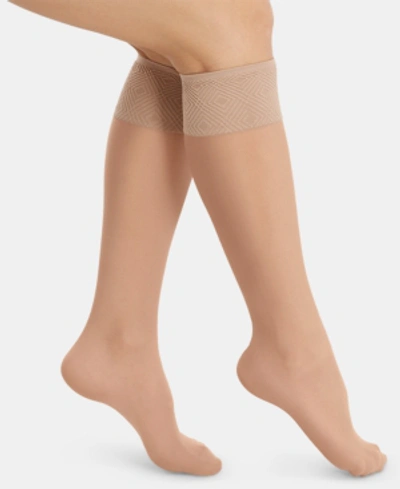 Shop Spanx Women's Graduated Hi-knee Socks In S2
