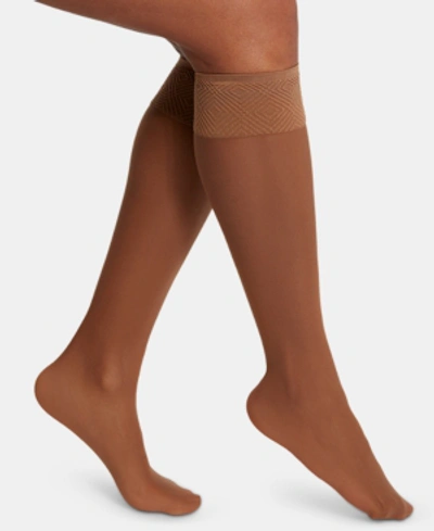 Shop Spanx Women's Graduated Hi-knee Socks In S6