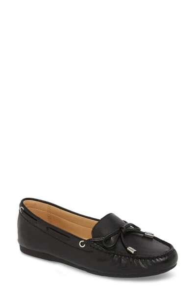 Shop Michael Michael Kors Sutton Moccasin In Black