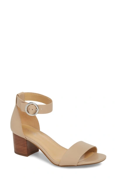 Shop Michael Michael Kors Lena Block Heel Sandal In Bisque