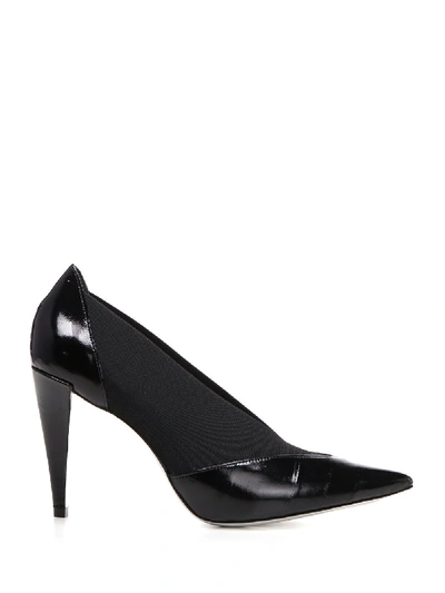 Shop Givenchy Elastic Panel Pumps In Black