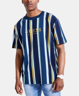 guess go sayer stripe tee