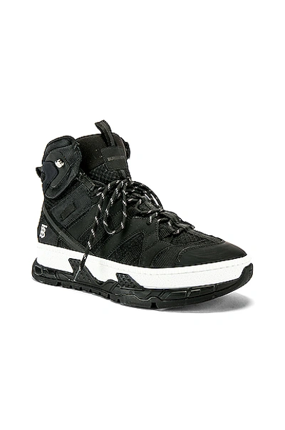 Shop Burberry Rs5 High C Sneaker In Black