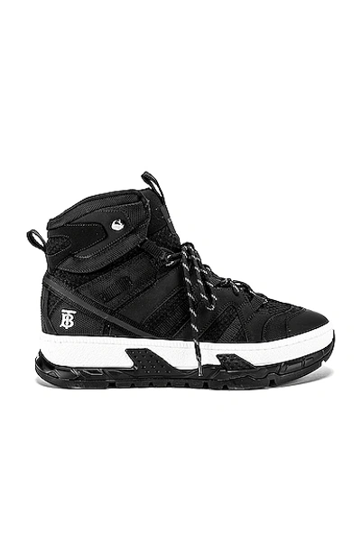 Shop Burberry Rs5 High C Sneaker In Black