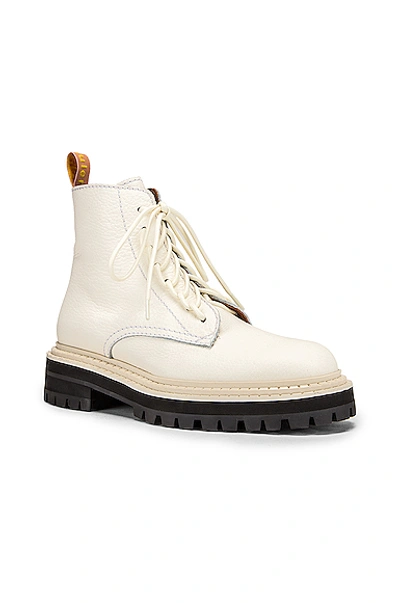 Shop Proenza Schouler Chunky Boots In White