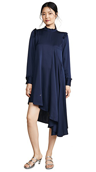 At regere Tablet Religiøs Heartmade Haya Dress In Dark Blue | ModeSens