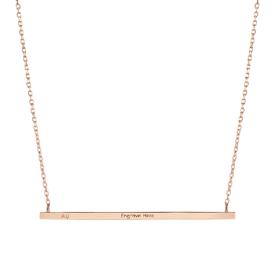 Shop Aurate Gold Bar Necklace In Gold/ White