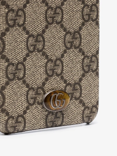 Shop Gucci Monogram Iphone 8 Plus Case In 8981 Beige Ebony