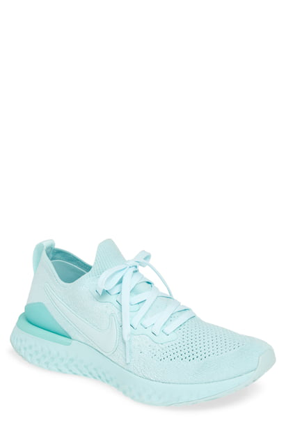 nike women's epic react flyknit 2 running shoes teal