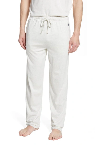 Shop Polo Ralph Lauren Supreme Comfort Pajama Pants In New Sand Heather