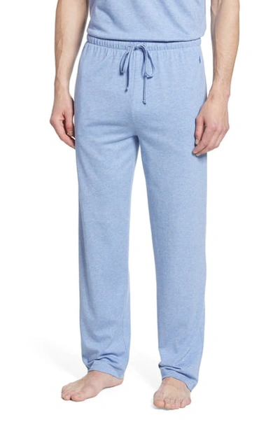 Shop Polo Ralph Lauren Supreme Comfort Pajama Pants In Campus Blue Heath