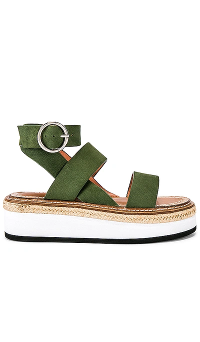 Shop Alias Mae Niki Sandal In Moss