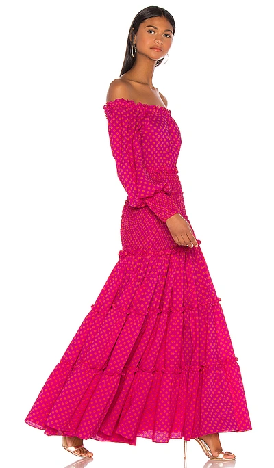 Shop Alexis Thalssa Gown In Fuchsia. In Fuchsia Dot