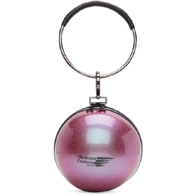 Shop Marine Serre Purple Dream Ball Bag