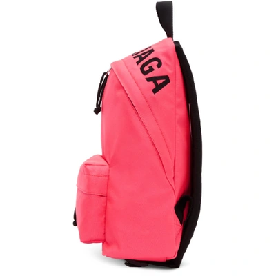 Shop Balenciaga Pink Small Wheel Backpack In 5610 Pink