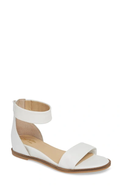 Shop Seychelles Ankle Strap Sandal In White Leather