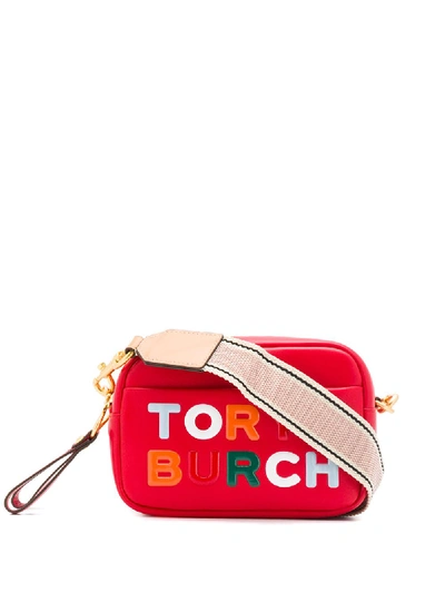 Shop Tory Burch Schultertasche Mit Logo - Rot In Red