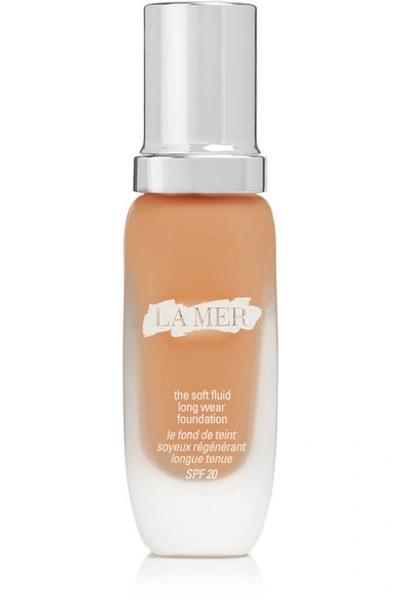 Shop La Mer The Soft Fluid Long Wear Foundation Spf20 - 440 Amber, 30ml In Colorless